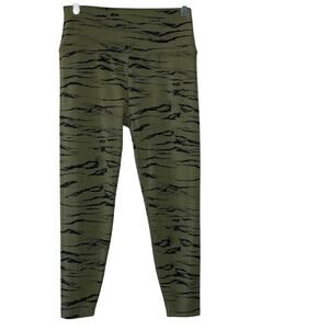 Beyond Yoga High Waisted Midi Legging In‎ Olive Wood Jacquard Size XL